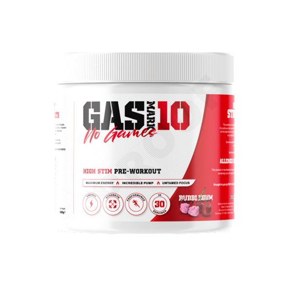 Gas Mark 10 No Games - High Stim Preworkout