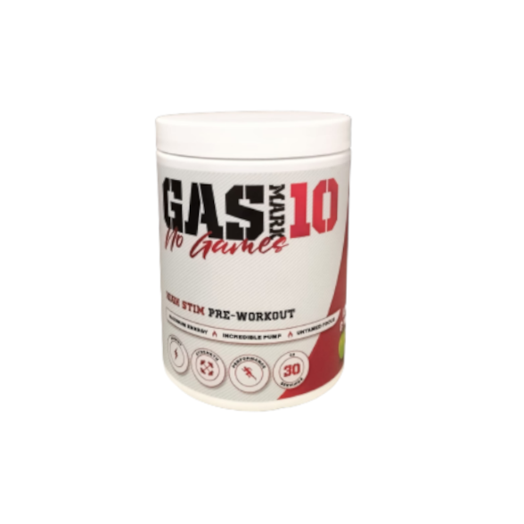 Gas Mark 10 No Games - High Stim Preworkout